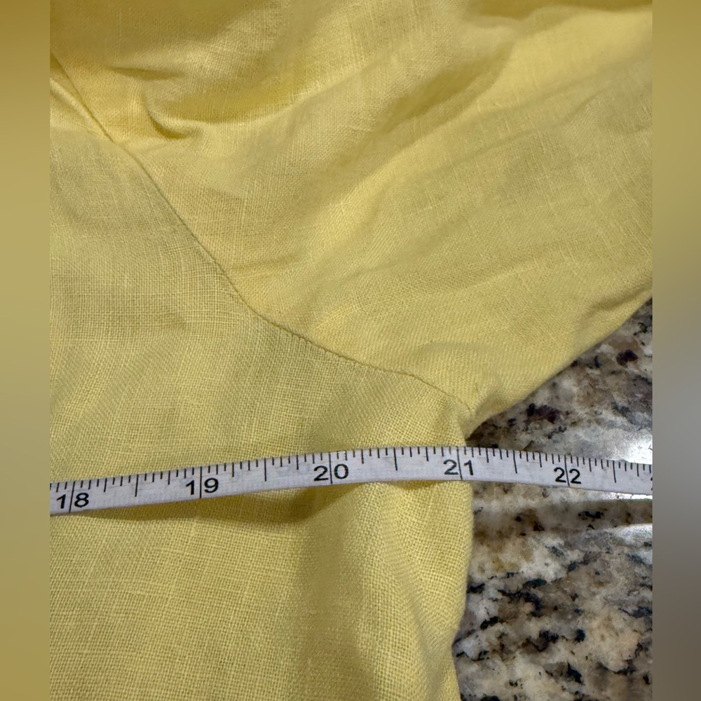 In The Wash yellow tunic top SZ M - Picture 8 of 11